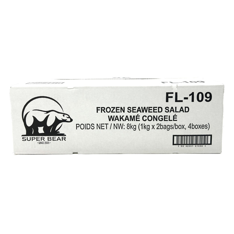 Seasoned Seaweed Salad, Case (4x2kg), Super Bear LF-109