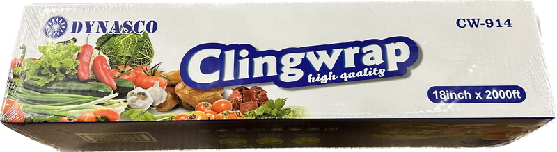 Dynasco CW-914 Food Film (18"x2000'), Box (1 Roll)