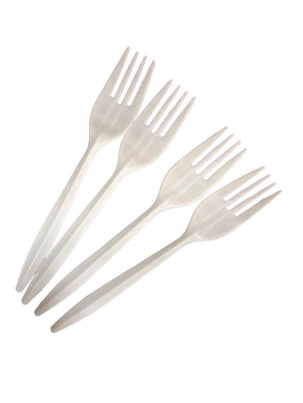 Value+, B1001 Plastic White Fork, Case (1000's)