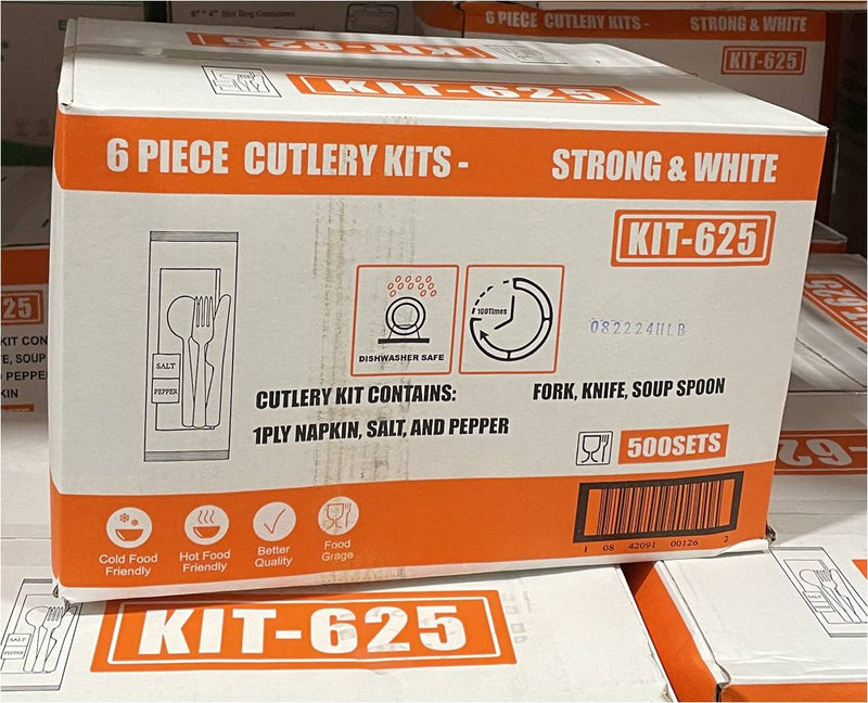 Dynasco 6PC Cutlery Kit (KIT-625), Case (500's)