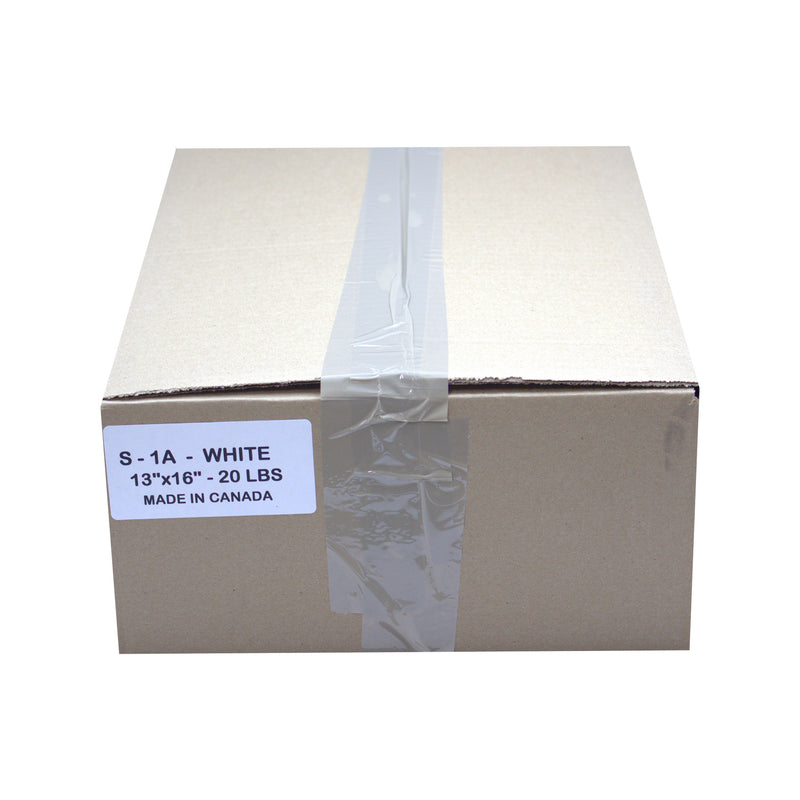 S-1A White T-shirt Bag, 20 LBs