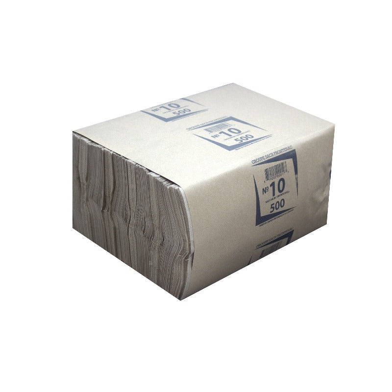 #10 Brown Bag, 500 CT, side picture