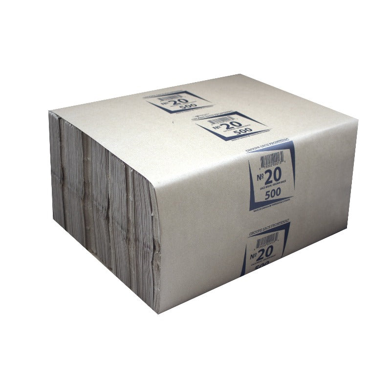 #20 Brown Bag, 500 CT