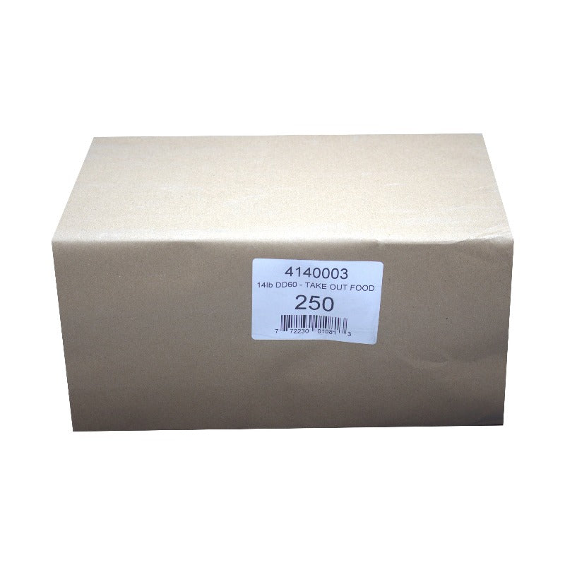 #14 Heavy Duty Brown Bag, "Take Out Food" Print, 250 CT