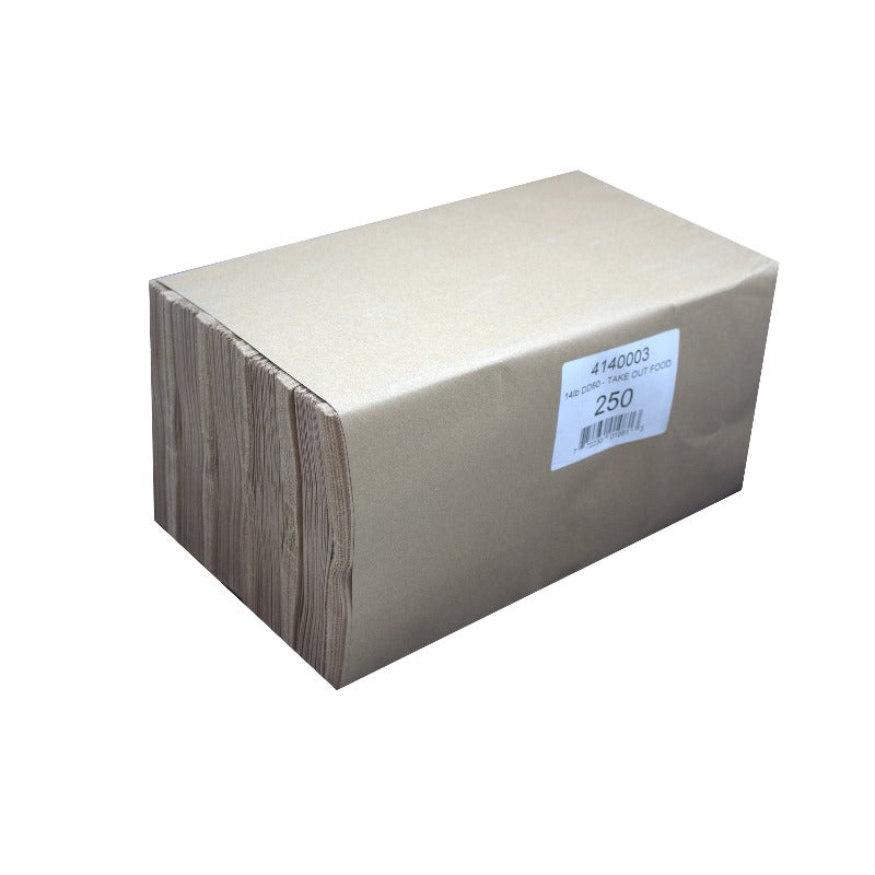 #14 Heavy Duty Brown Bag, "Take Out Food" Print, 250 CT