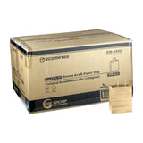 EcoMates EM-8450 Kraft Paper Bag with Twisted Handle, 250 CT
