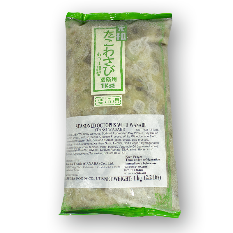 Azuma Tako Wasabi (Raw), Bag (1 KG)