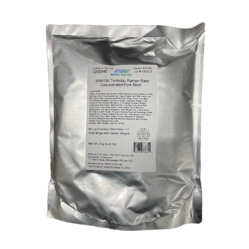 Wakou Tonkotsu Ramen Soup Base, Bag (2 KG)