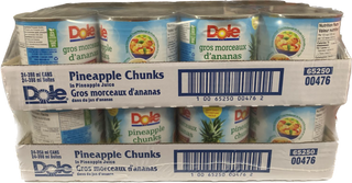 Dole Pineapple Chunk, Case (24x398 ML)