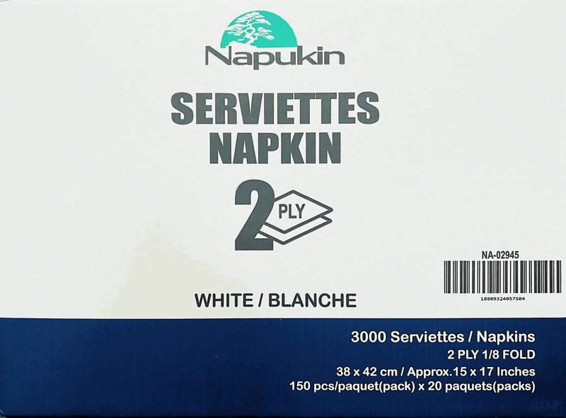 2 Ply Dinner Napkin (20x150 PC) Napukin