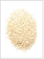 India Roasted White Sesame Seeds, Bag (1 kg) Yamada