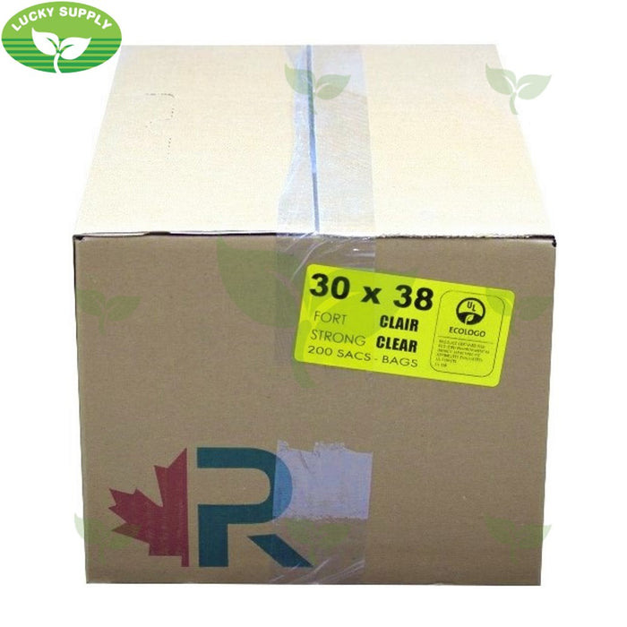 30x38 "R" Clear Garbage Bag (200's)