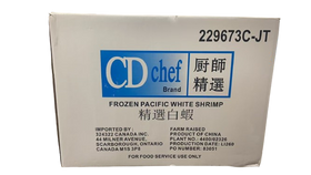 31/40 Peeled Shrimps, CH (NW 10x2.8 lb) CD Chef