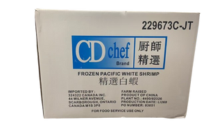 31/40 Peeled Shrimps, CH (NW 10x2.8 lb) CD Chef