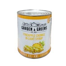 Garden & Greens Pineapple Chunks, Case (6x3.05 KG)