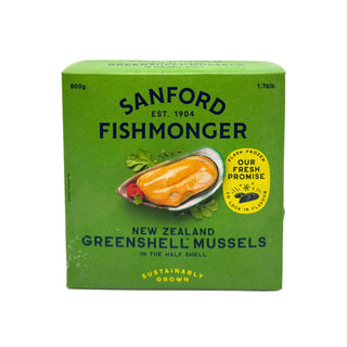Sanford New Zealand Mussels, Large (12x800g)