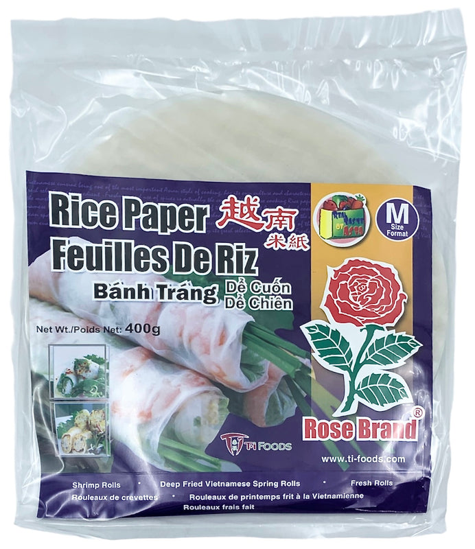 Rice Paper 22cm (400 g) Rose Brand, Case (44x400g)