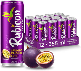 Sparkling Passion Fruit (12x355 mL) Rubicon Exotic