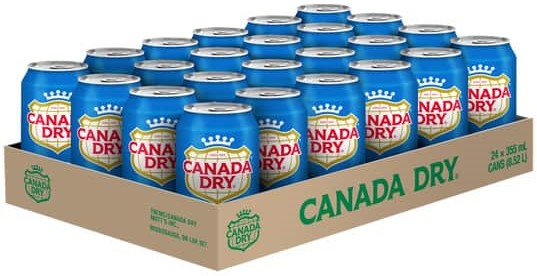 Canada Dry Club Soda, Case (24x355 ML)