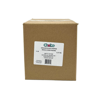 Choice Ground Black Pepper 32-M, Case (5 LBs)