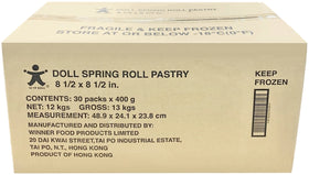Doll's  8.5" Spring Roll Pastry, Case (30x400g)
