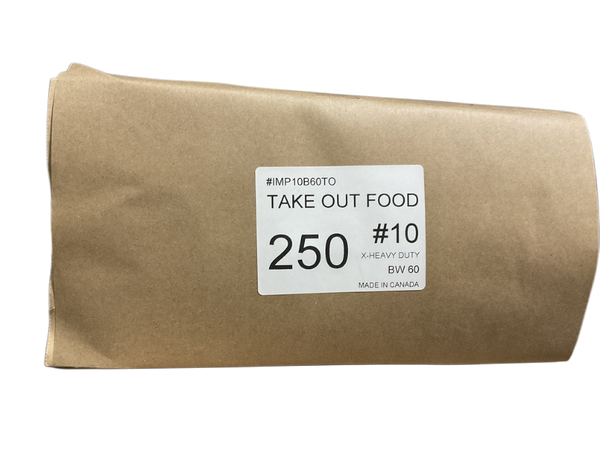 #10 <Take Out Food> Bags (250PC)