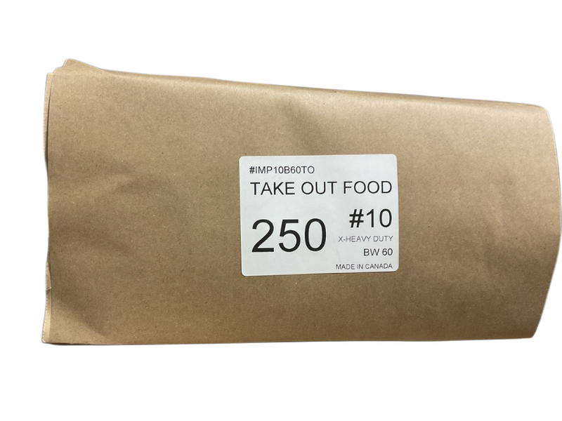 #10 <Take Out Food> Bags (250PC)