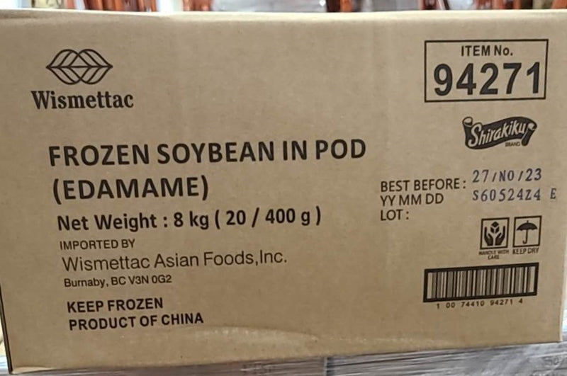 94271, Edamame/Soybeans in Pod (20x400 g) Shirakiku