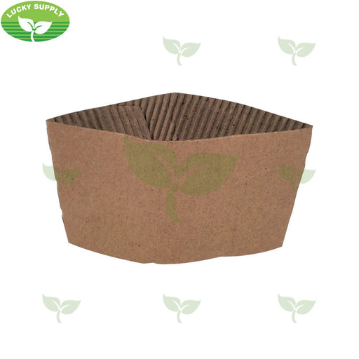 CUP200, 10-24oz Kraft Sleeves for Hot Paper Cup (1000 pc) Eco-Craze