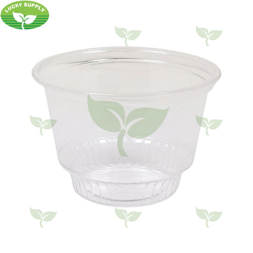 Cup402, 10oz/330ml Clear PET Plastic Cups for Desserts(10x50pc)Value+