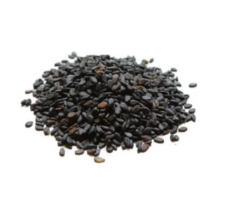 India Roasted Black Sesame Seeds, Bag (1 kg) Yamada