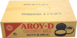 Aroy-D Coconut Milk, Case (24x400 mL)