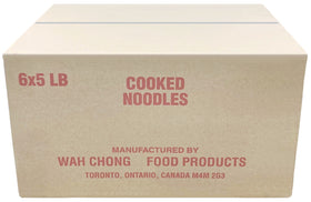 Wah Chong Cantonese Noodles (Cooked), Case (6x5 LBs)
