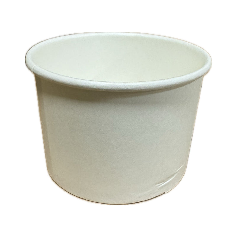 EcoMates EM-04, 4oz White Paper Container, Case (1000's)