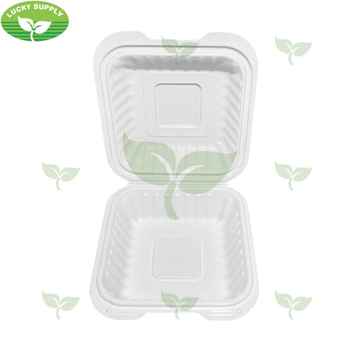 EP-6, White Rectangular Containers (250 PC) LR