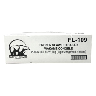 Super Bear FL-109, Seasoned Seaweed Salad, Case (4x2 KG)