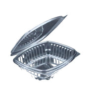 Dynasco HL-24 24oz. Seal Clear Hinged Container, Case (200's)