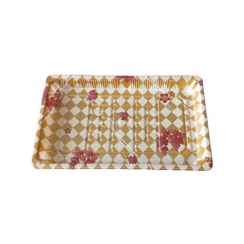 HQ-20 Gold Printed Sushi Tray Base+lid combo, Case (400's)