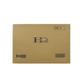 HQ-22 Clear Hinged Container, Case (500's)