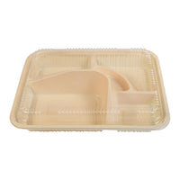 HQ-306 5-Compartment Bento Box Combo, Case (200 SETS)