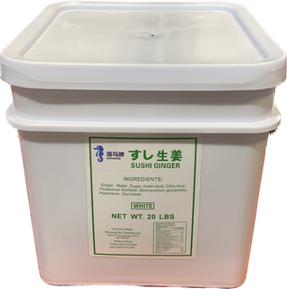 Seahorse White Sushi Ginger (20LB)