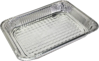 Dynasco AC-HS40, Half Size Shallow HD Foil Aluminum Tray, Case (100's)