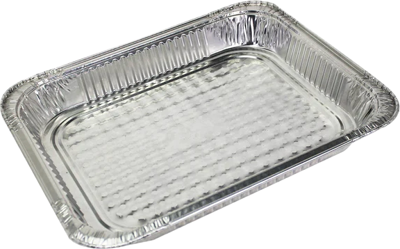 Dynasco AC-HS40, Half Size Shallow HD Foil Aluminum Tray, Case (100's)