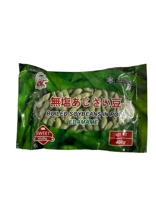 Super Bear Frozen Boiled Soybeans in Pods, case (20x400g)