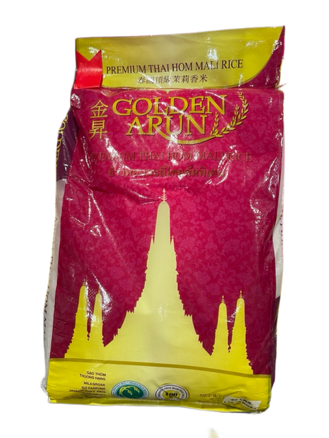 Golden Arun Premium Thai Hom Mali Rice (40 lb)