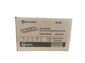 Dynasco AC-HL, Foil Lids for Half Size Steam Table, Case (100's)
