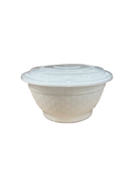 Dynasco BO-36W 36oz. White Bowl Combo, Case (150 SETS)