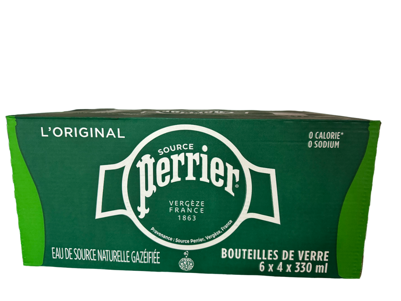Perrier Sparkling Water, Case (24x330 ML)