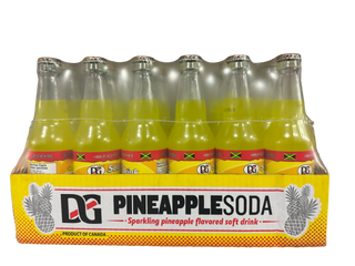 D&G Pineapple Soda, Case (24x355 ML)
