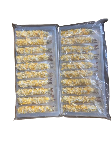 CK Brand Breaded Torpedo Shrimp, Vietnam, case (3.6kg)